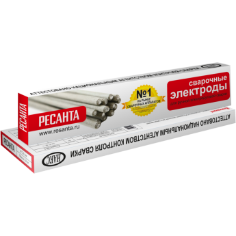 Сварочный электрод РЕСАНТА МР-3 Ф2,0 Пачка 1 кг